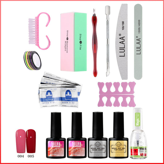 UV-Phototherapie Nagellack Kleber Nagel Set