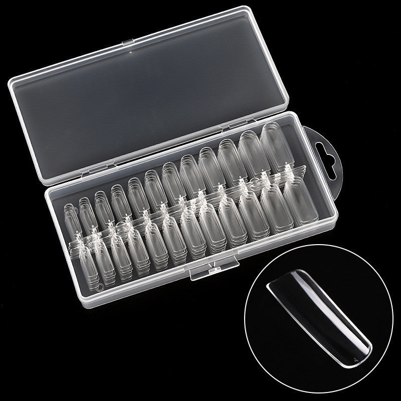 Nail Art Ultradünne nahtlose Box Sheet Französische künstliche Nägel