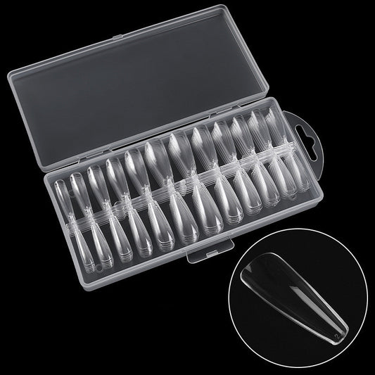 Nail Art Ultradünne nahtlose Box Sheet Französische künstliche Nägel
