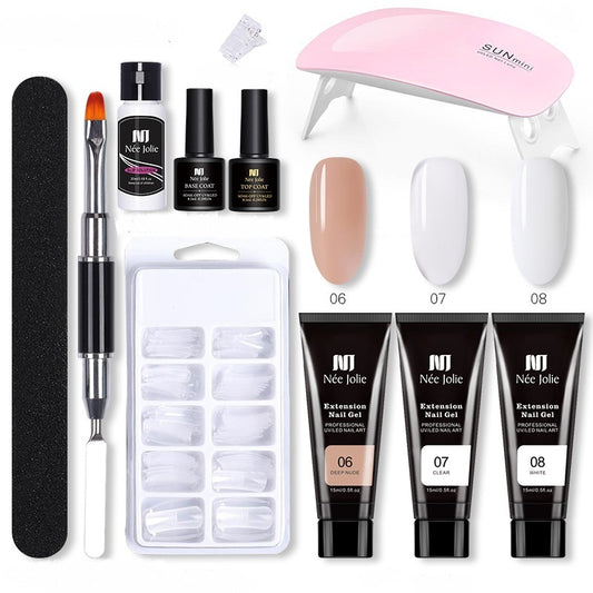Primer Abdichtung Schicht Nail art Lampe Kristall Licht Therapie Nailart Schnelle Verlängerung Kleber