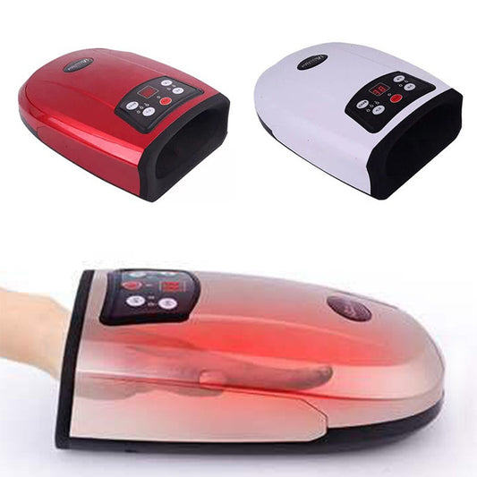 Elektrische Airbag Heizung Hand Massager Meridian Physiotherapie Finger Pflege Massager Rückseite Der Hand Finger Schönheit Hand Gerät