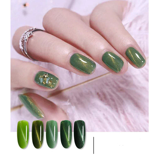 Ice Tou Katzenaugenkleber Nagellackkleber-Set Nagelgeschäft Exklusiv für Phototherapiekleber Netz Rot Beliebte Farbe