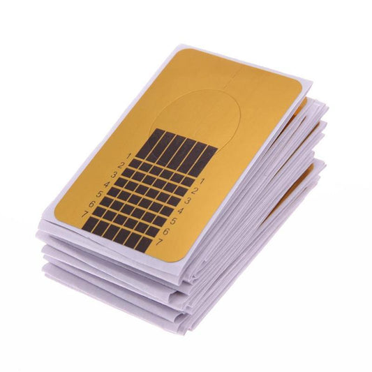 50pcs 100pcs Französisch Nagel Form Tipps Gold Nagel Verlängerung Kunst Werkzeuge Für Nägel Gel Verlängerung Aufkleber Acryl Maniküre