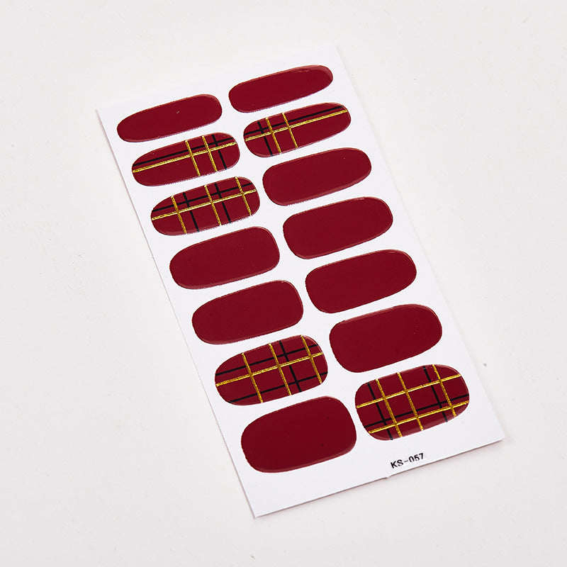 Selbstklebende Nagelsticker – Trendige Nail Wraps für elegante Nägel