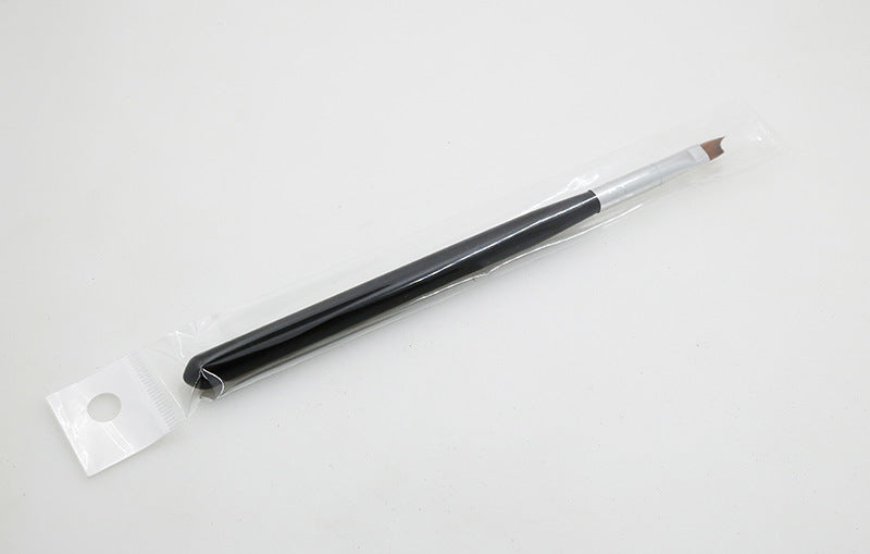 Nagel Stift Blume Halbe Mond Französisch Stift Schwarz Bar Schräge