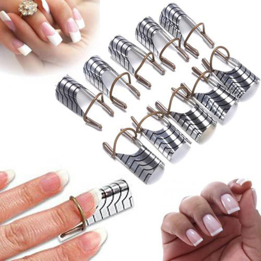Phototherapie-Nagelkristall-Nagelpanzer-Aluminiumschale, eine Schachtel mit 5 Stück