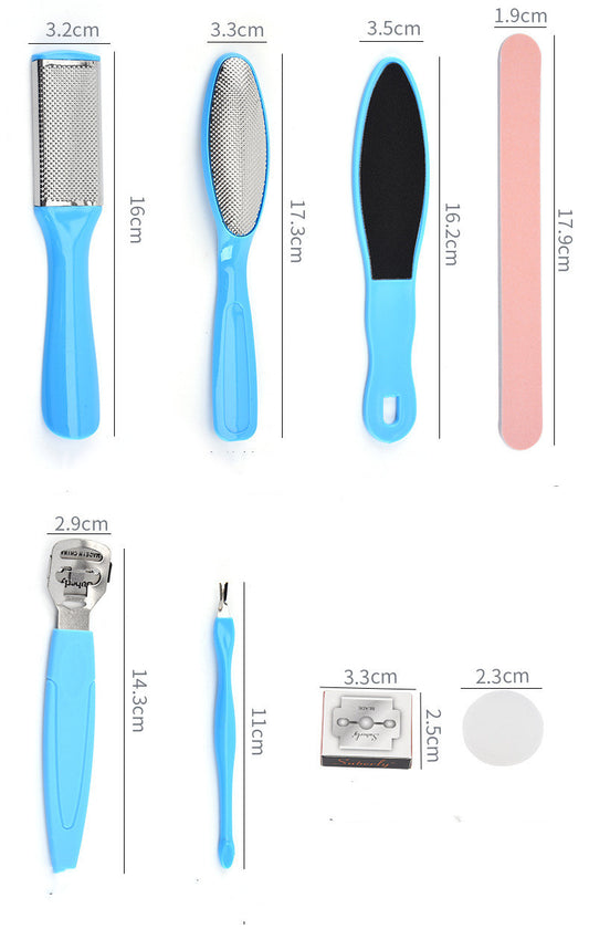 8-in-1 fuß bord datei pediküre set