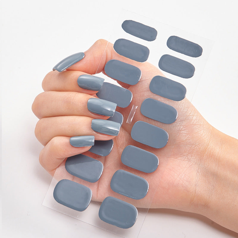 Selbstklebende Nagelsticker – 40 Designs, Farbmix | Gel-Look für Zuhause 2