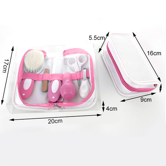 Premium Baby Pflege Set – 6-teilig, mit Aufbewahrungstasche