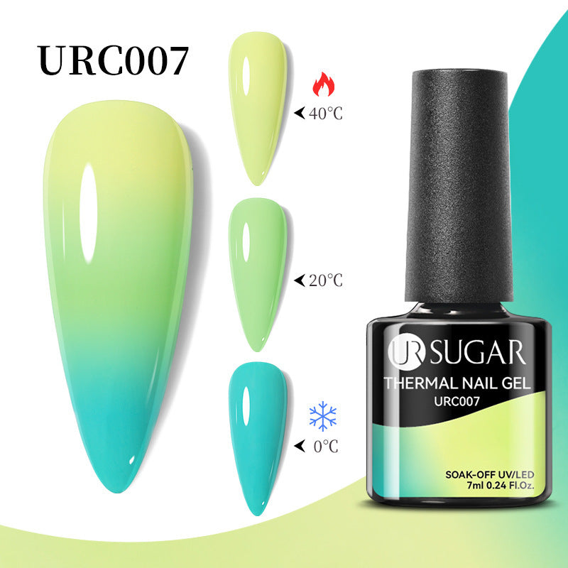 Herbst und Winter Neuer Temperaturwechsel UV-Lack Kalter und warmer Farbverlauf-Nagelkleber