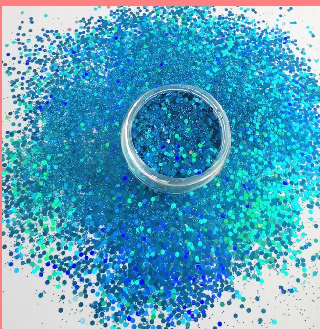 Nagelschmuck gemischter Pulverglitzer