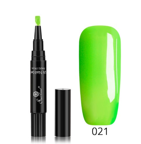 3 in 1 Gel Nagellack Stift Glitter One Step Nail Art Gel Polish Hybrid
