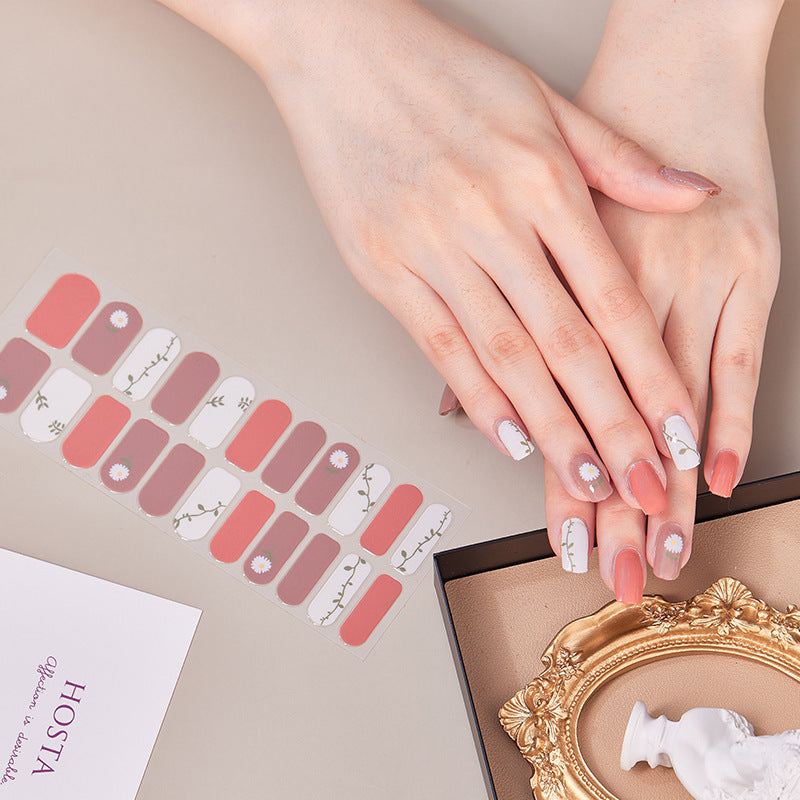 Schmetterlings-Nagelsticker – 22-teiliges Set | Selbstklebende Nail Wraps für Mädchen & Teens