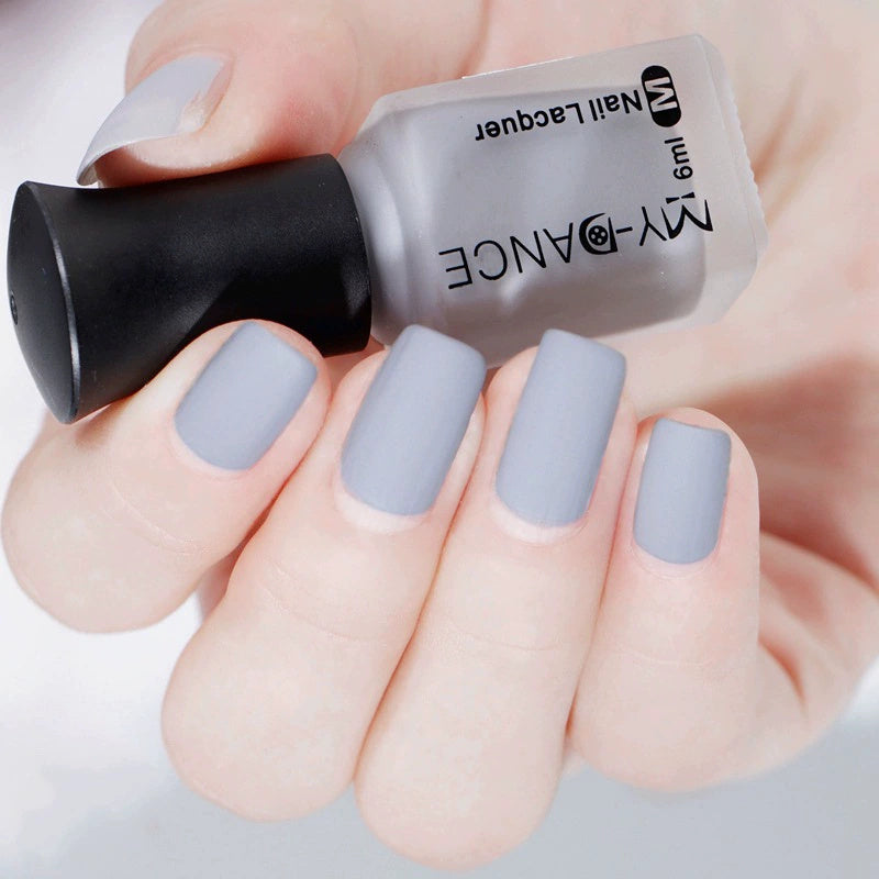 No Bake Velvet Matte Scrub Nagellack