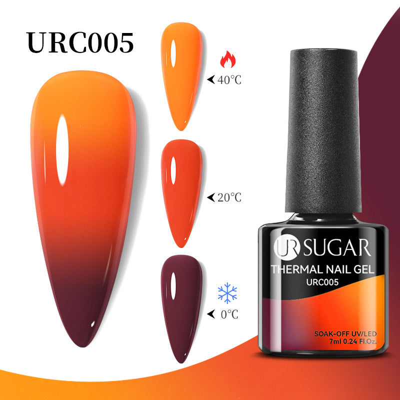 Herbst und Winter Neuer Temperaturwechsel UV-Lack Kalter und warmer Farbverlauf-Nagelkleber