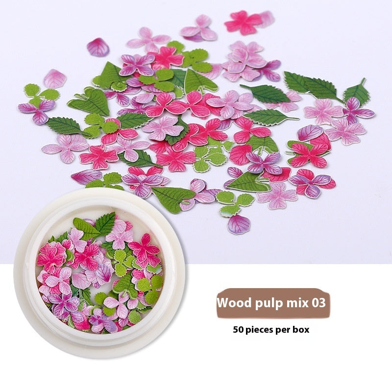 50-teiliges Set Blumen-Nagelsticker | Selbstklebende Nail Art Aufkleber mit Blumenmuster | Modell SP14-01 bis SP14-18