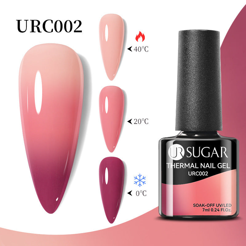 Herbst und Winter Neuer Temperaturwechsel UV-Lack Kalter und warmer Farbverlauf-Nagelkleber