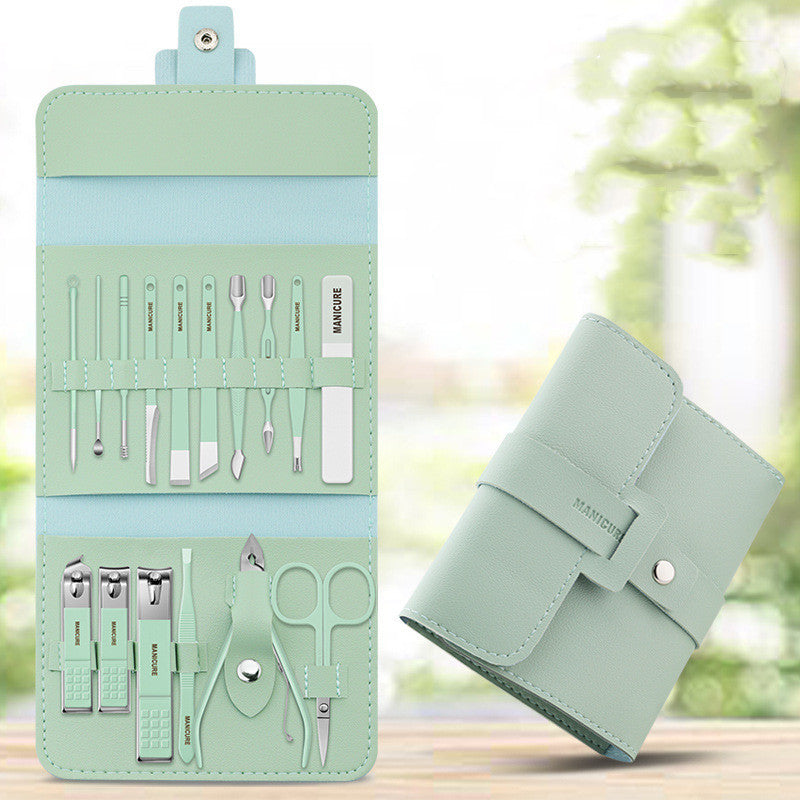 Edelstahl Farbe 16-stück Nail Clipper Set