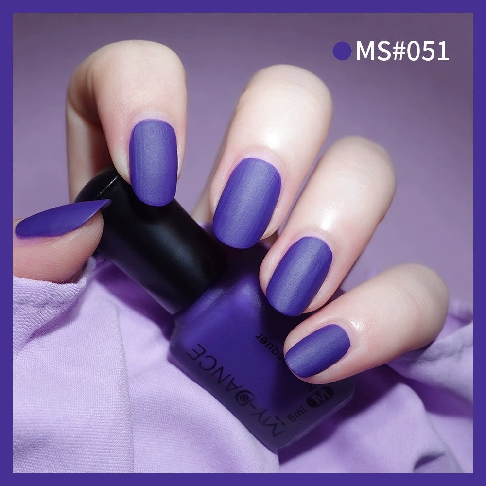 No Bake Velvet Matte Scrub Nagellack
