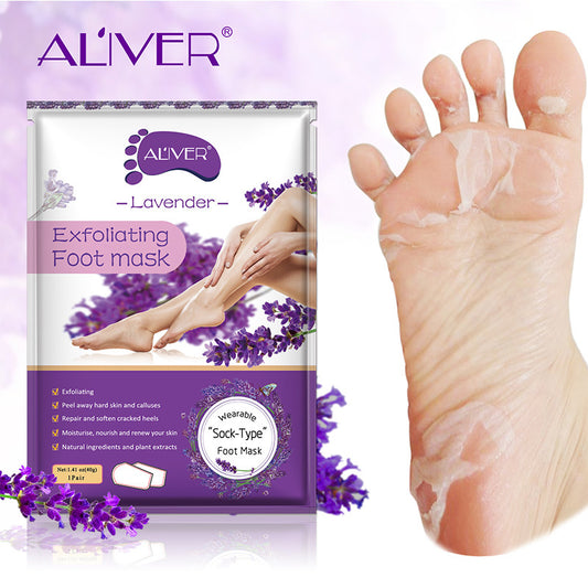ALIVER Fußmaske Rose Fußmaske