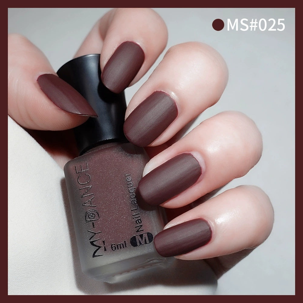 No Bake Velvet Matte Scrub Nagellack