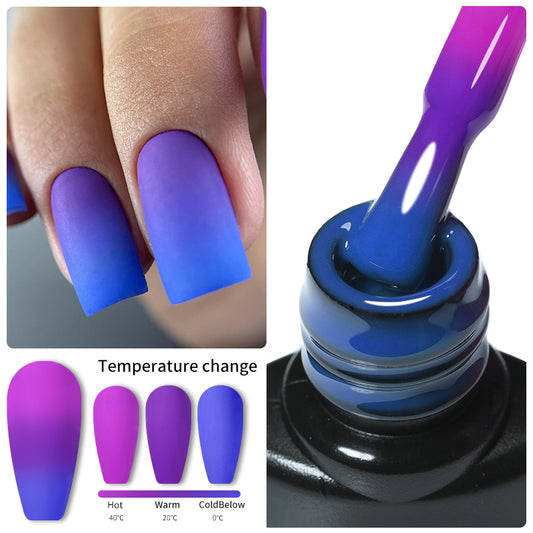 Farbwechselnder Thermo-Gel-Nagellack Winter
