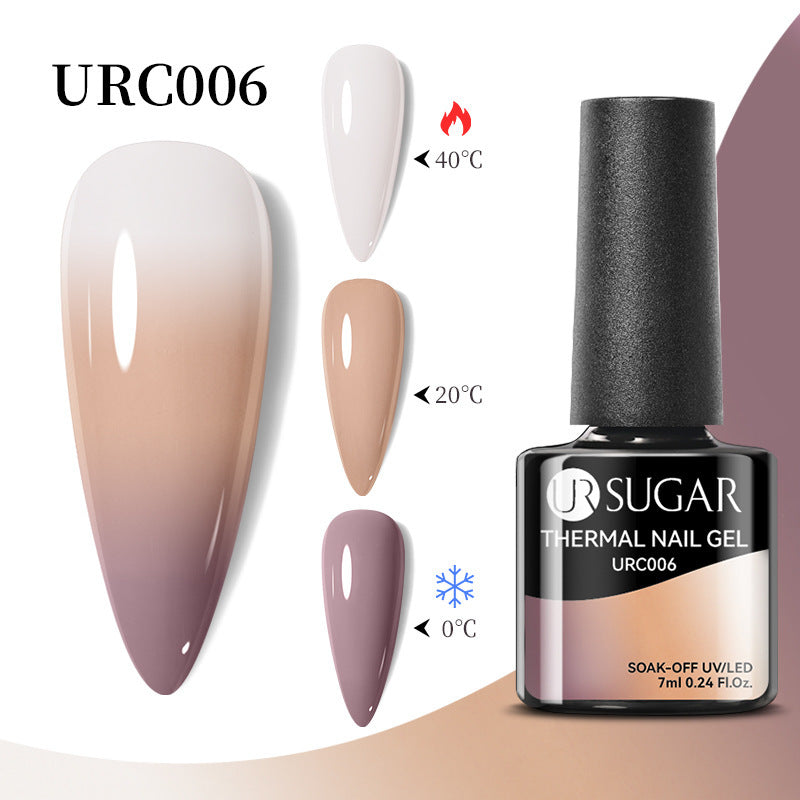 Herbst und Winter Neuer Temperaturwechsel UV-Lack Kalter und warmer Farbverlauf-Nagelkleber