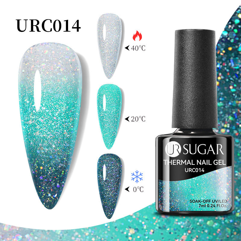 Herbst und Winter Neuer Temperaturwechsel UV-Lack Kalter und warmer Farbverlauf-Nagelkleber