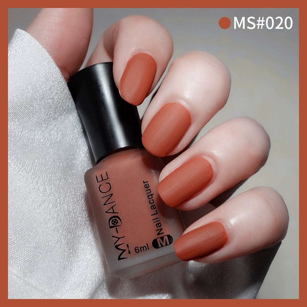 No Bake Velvet Matte Scrub Nagellack