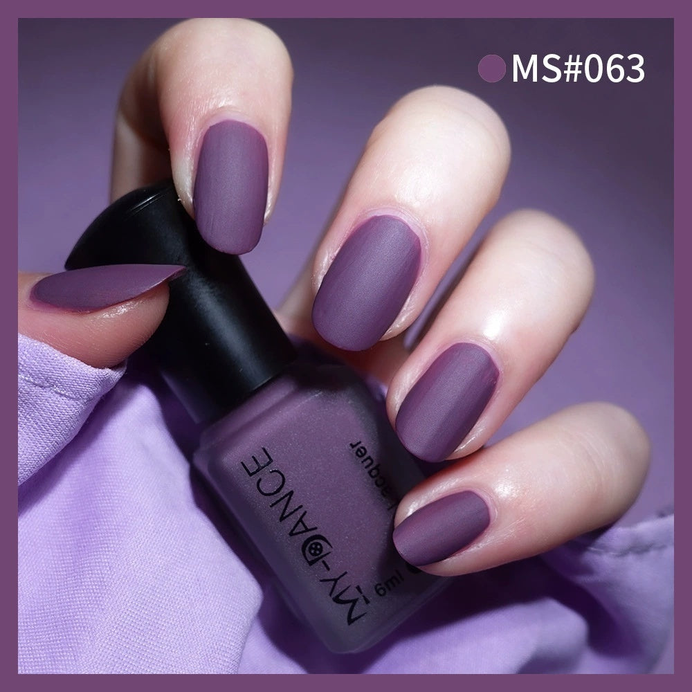 No Bake Velvet Matte Scrub Nagellack