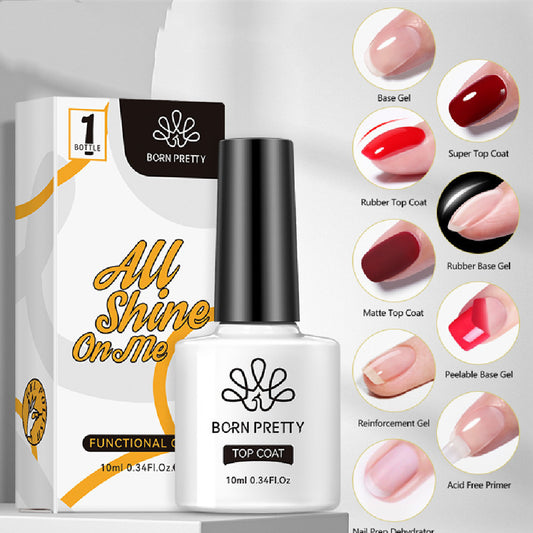 Nailart Lack Gel Aufbau Basisgel plattiert Kristall