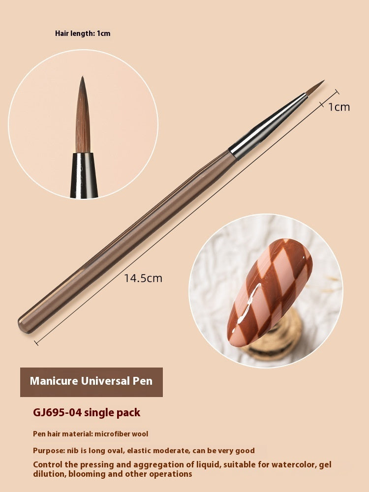 Nagel bürste Ultra-fein lackierte Linie Zeichnung Stift