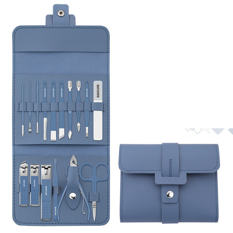Edelstahl Farbe 16-stück Nail Clipper Set