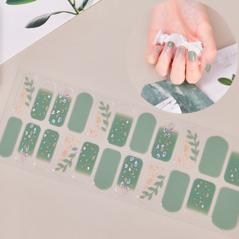 Schmetterlings-Nagelsticker – 22-teiliges Set | Selbstklebende Nail Wraps für Mädchen & Teens