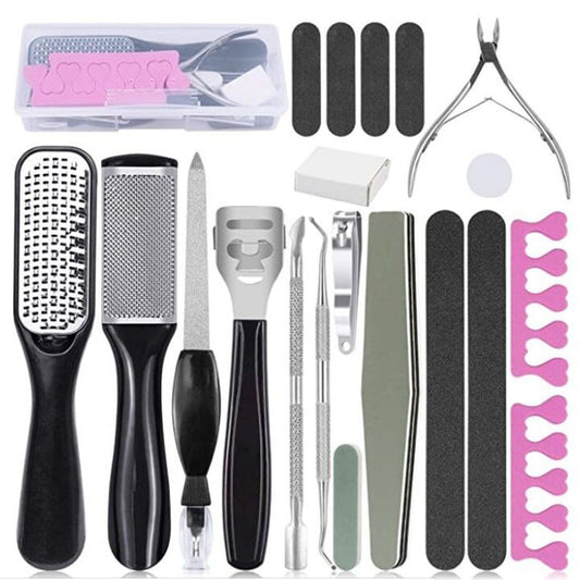 8-in-1 fuß bord datei pediküre set