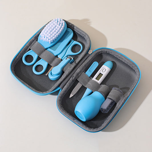 Kinder Baby nägel Schneid zange 8 Acht-Stück-Set Eva Tasche Pflege anzug