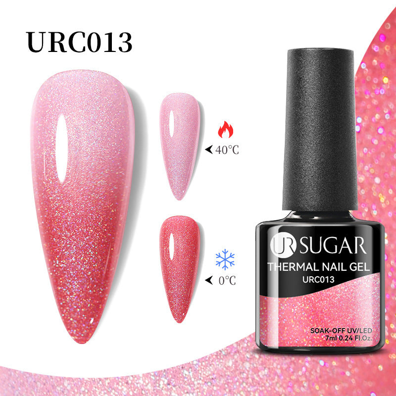 Herbst und Winter Neuer Temperaturwechsel UV-Lack Kalter und warmer Farbverlauf-Nagelkleber