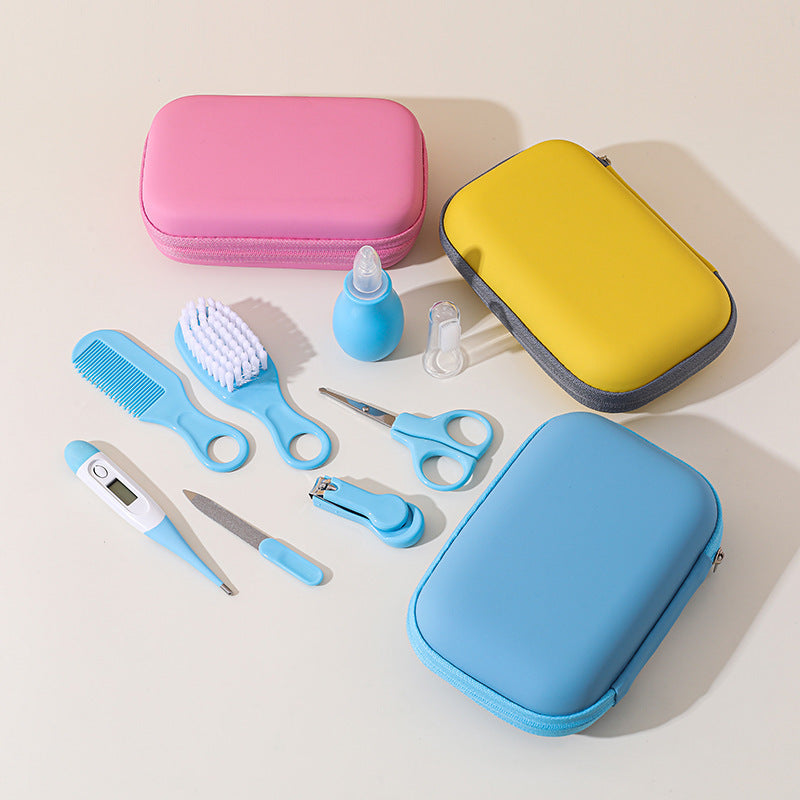 Kinder Baby nägel Schneid zange 8 Acht-Stück-Set Eva Tasche Pflege anzug