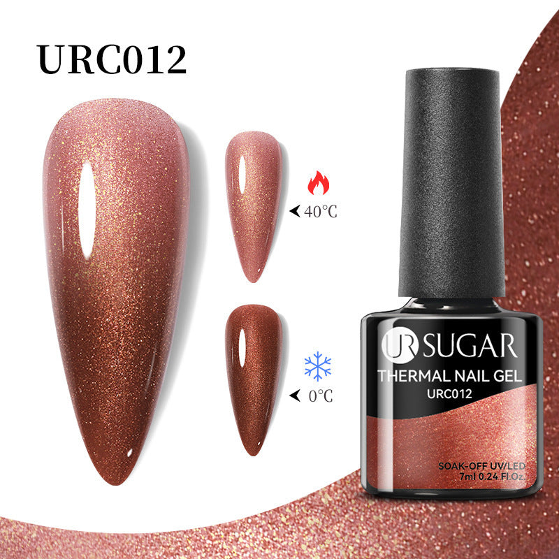 Herbst und Winter Neuer Temperaturwechsel UV-Lack Kalter und warmer Farbverlauf-Nagelkleber