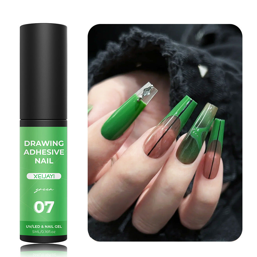 5ml Nagel-Metall-Kabelkleber Hoy Edge Painted