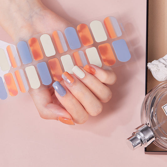 Schmetterlings-Nagelsticker – 22-teiliges Set | Selbstklebende Nail Wraps für Mädchen & Teens