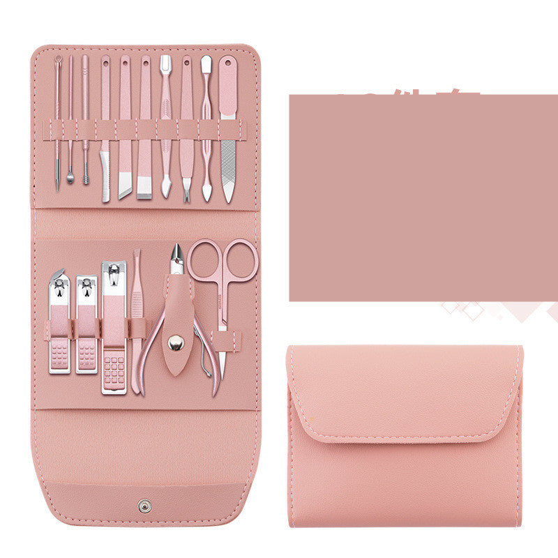 Edelstahl Farbe 16-stück Nail Clipper Set