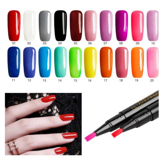 One-Step-Gel-Nagellackstift, 20 Farben