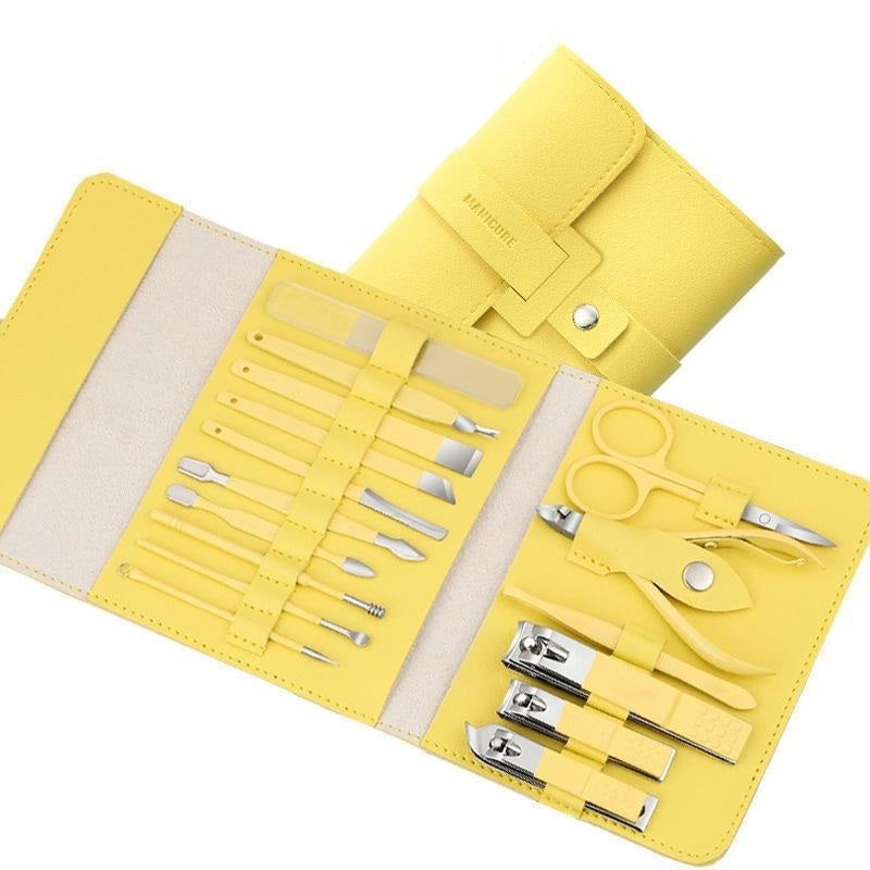 Edelstahl Farbe 16-stück Nail Clipper Set