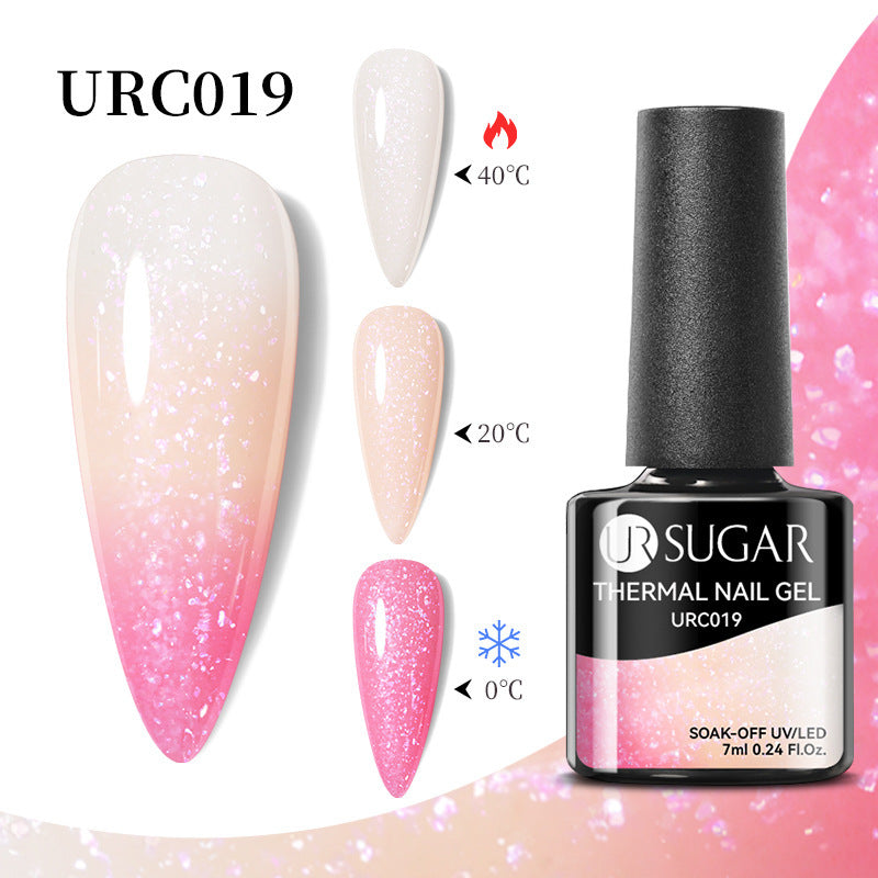 Herbst und Winter Neuer Temperaturwechsel UV-Lack Kalter und warmer Farbverlauf-Nagelkleber