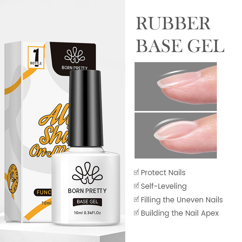 Nailart Lack Gel Aufbau Basisgel plattiert Kristall