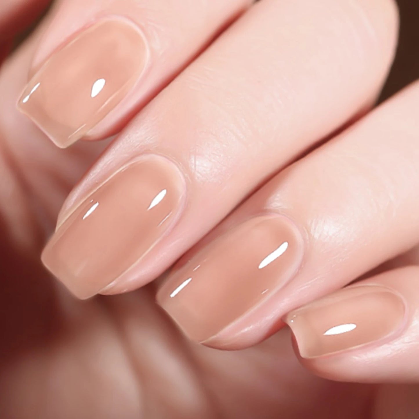Venalisa Jelly Gel Polish – 15 ml – Semitransparente Nude-Farben für French Nails