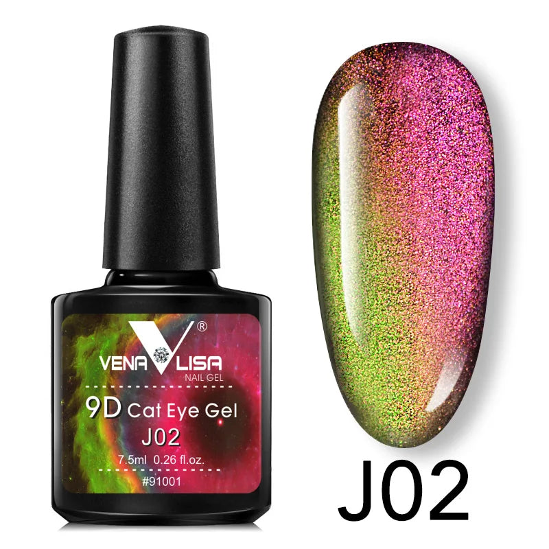 Venalisa 9D Magnetischer Cat Eye UV-Gel 7,5 ml – Galaxie-Effekt