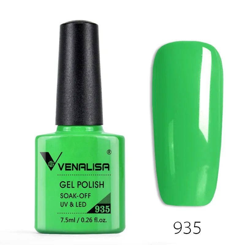 Venalisa 7.5ml Gel Polish – 60 Farben – UV/LED – Base, Top, Primer