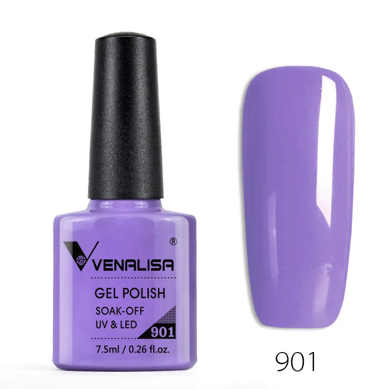 Venalisa 7.5ml Gel Polish – 60 Farben – UV/LED – Base, Top, Primer